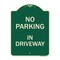 Signmission No Parking in Driveway Heavy-Gauge Aluminum Architectural Sign, 24" x 18", G-1824-23723 A-DES-G-1824-23723 - alternate 1